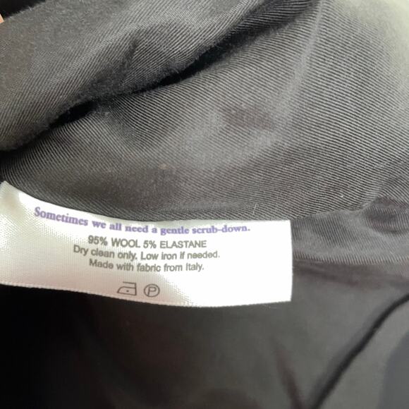 MM LAFLEUR The Bennett Jacket Blazer Wool Twill Black {3M25} - Picture 8 of 9